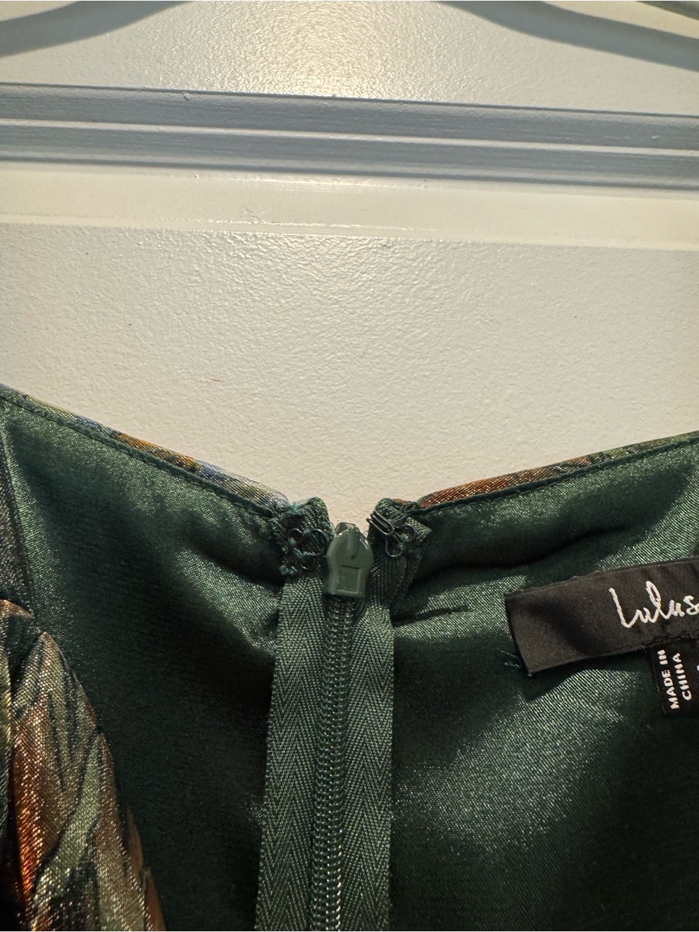 Floral Green Tiered Maxi Dress - Picture 8 of 11